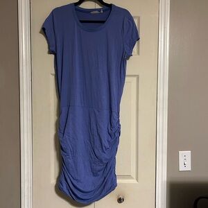 Athleta Blue Short Sleeve Dress